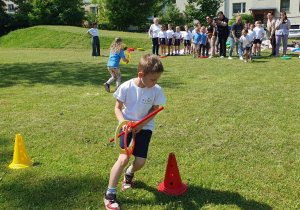 „Bieg z fajerkami”- konkurencja sportowa