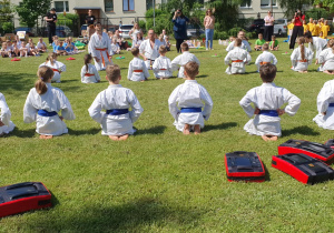 pokaz Zduńskowolskiego Klubu Karate Kyokushin,