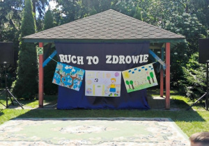 wystawa prac plastycznych "Ruch to zdrowie"