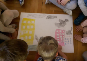 praca plastyczna wykonana przez dzieci z grupy VII