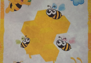 plakat o pszczołach
